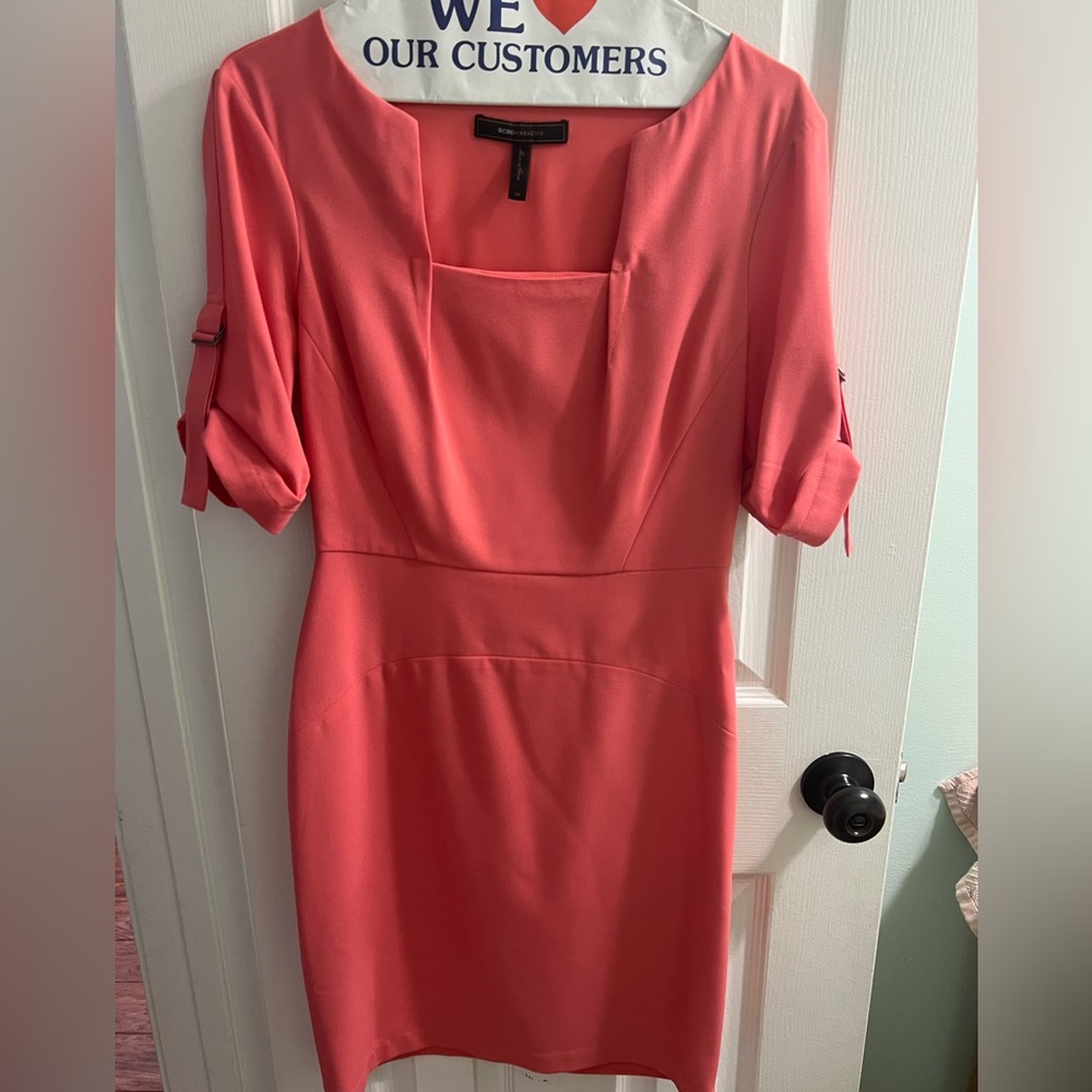 BCBGMaxAzria Coral Midi Dress
